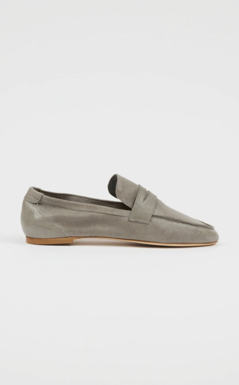 The Unlined Penny Loafer in Graphite