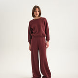 The Daily Sweatshirt in Cherry Cola