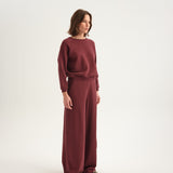The Daily Sweatshirt in Cherry Cola