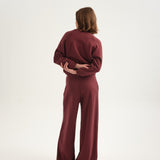 The Daily Sweatshirt in Cherry Cola