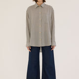 The Stripe Essential Shirt in Stone Blue