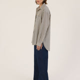 The Stripe Essential Shirt in Stone Blue