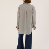 The Stripe Essential Shirt in Stone Blue