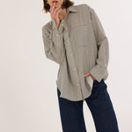 The Stripe Essential Shirt in Stone Blue