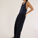 The Racerback Linen in Navy