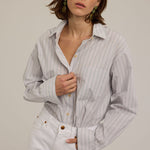 The Weekend Shirt in Stone Grey