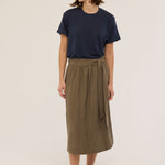 The Apron Skirt in Khaki