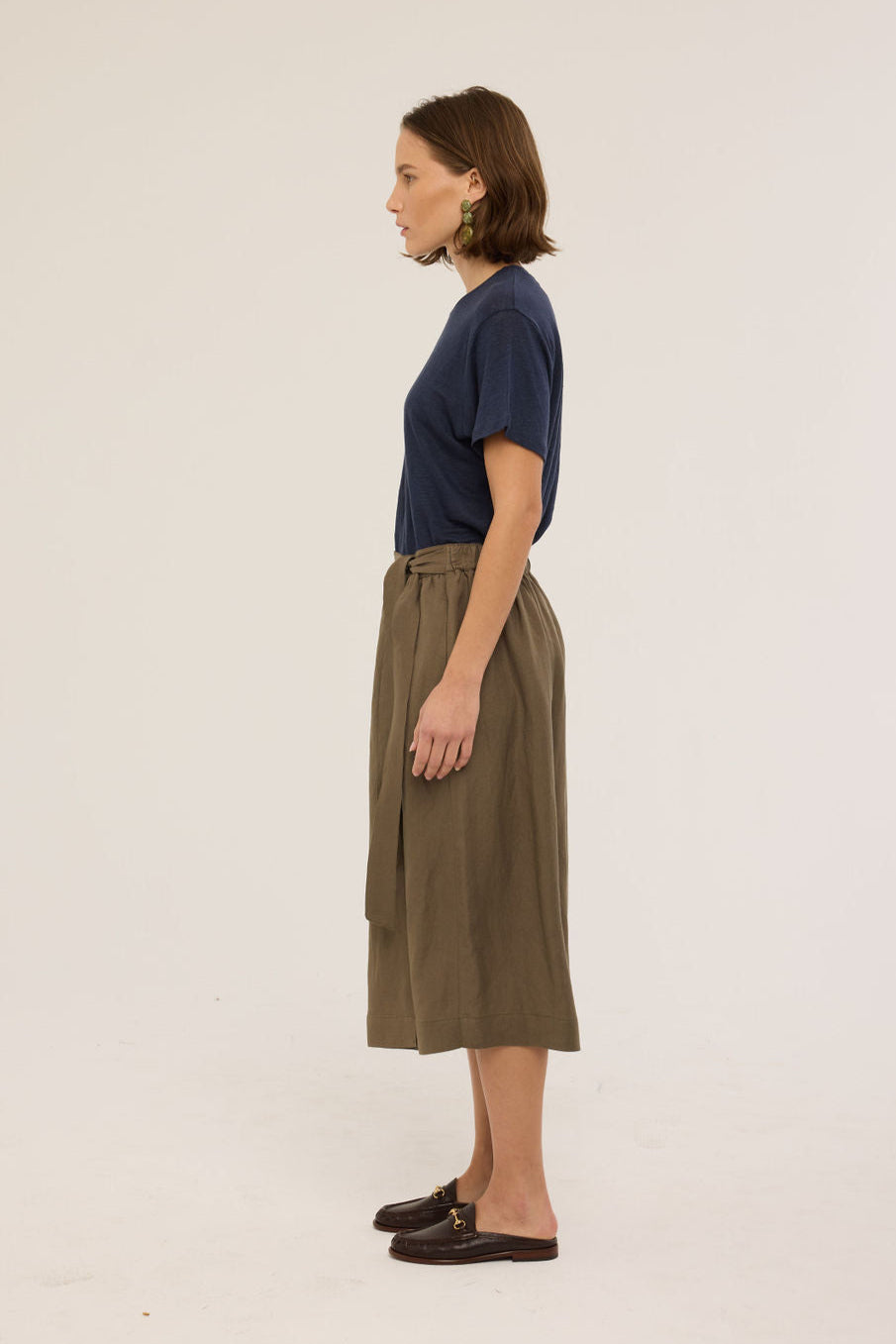 The Apron Skirt in Khaki