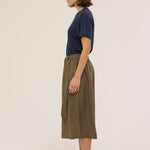 The Apron Skirt in Khaki