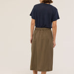 The Apron Skirt in Khaki