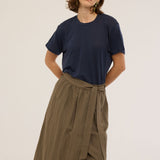 The Apron Skirt in Khaki