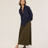 The Weekend Shirt in Blue Red
