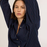 The Weekend Shirt in Blue Red