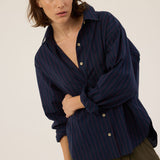 The Weekend Shirt in Blue Red