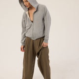 The Bird Hoodie in Heather Grey