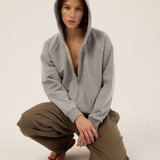 The Bird Hoodie in Heather Grey