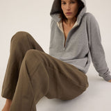 The Bird Hoodie in Heather Grey