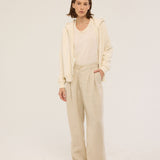 The Bird Hoodie in Ecru