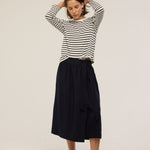 The Apron Skirt in Navy