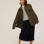 The Big Shirt in Colonial Green