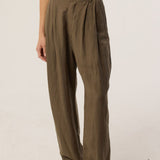 The Big Pleat Trouser in Khaki