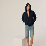 The Bird Hoodie in Navy