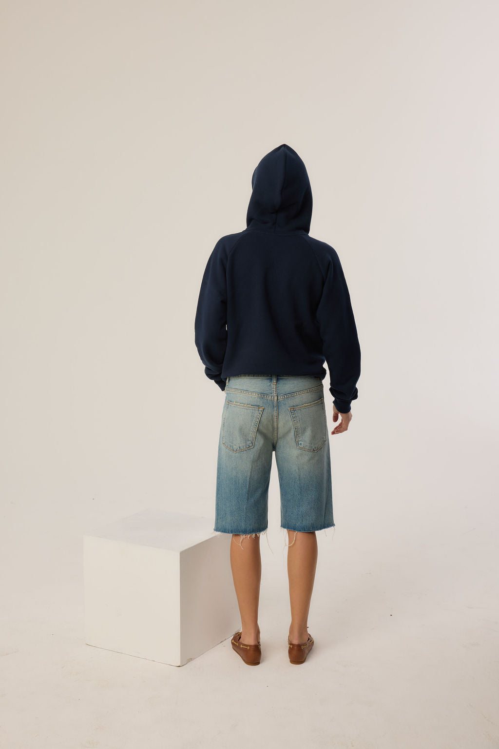 The Bird Hoodie in Navy