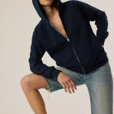 The Bird Hoodie in Navy