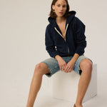 The Bird Hoodie in Navy