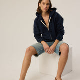 The Bird Hoodie in Navy