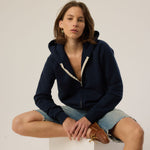 The Bird Hoodie in Navy