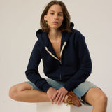 The Bird Hoodie in Navy