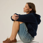 The Bird Hoodie in Navy