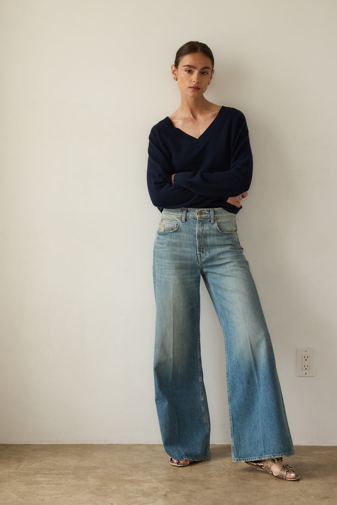 The Lax Wide in Worn Indigo