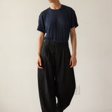 The Big Pleat Trouser in Black