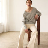 The V Fave Cashmere Sweater in Heather