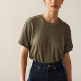 The Chameleon Tee Linen in Olive