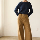 The Off Duty Trouser in Chestnut