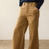 The Off Duty Trouser in Chestnut