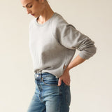 The Daily Sweatshirt in Heather Grey