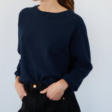 The Daily Sweatshirt in Navy - Jamie Haller