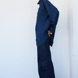 The Crease Jean in Raw Rinse