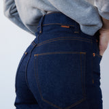 The Crease Jean in Raw Rinse
