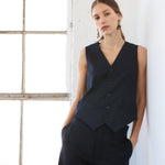 The Waistcoat in Dark Navy - Jamie Haller