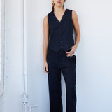 The Waistcoat in Dark Navy - Jamie Haller