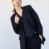 The Julius Blazer in Dark Navy - Jamie Haller