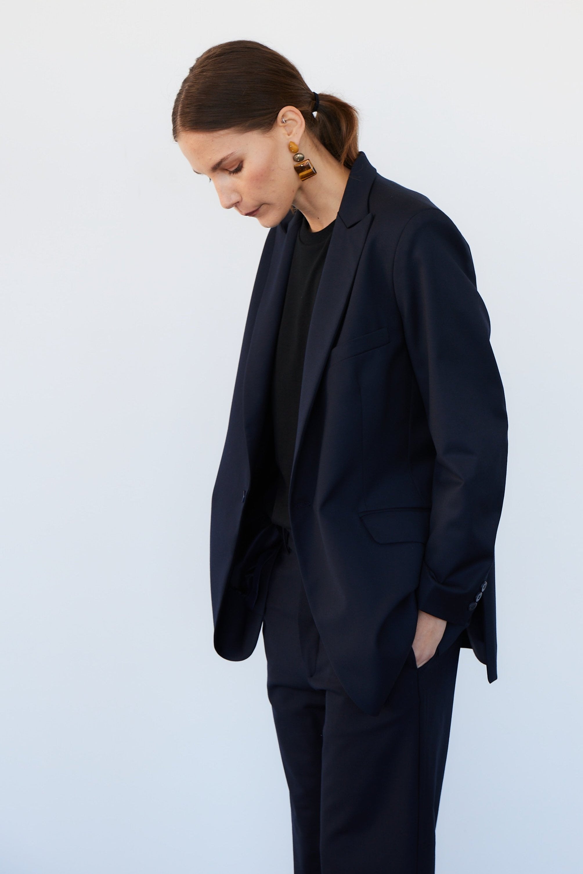 The Julius Blazer in Dark Navy - Jamie Haller