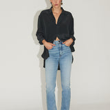 The Slim Stovepipe Jean in Spring Indigo