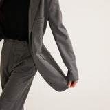 The Julius Blazer in Oxford Grey