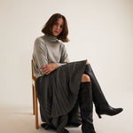 The Primm Sweater in Oxford. On body front side - Jamie Haller